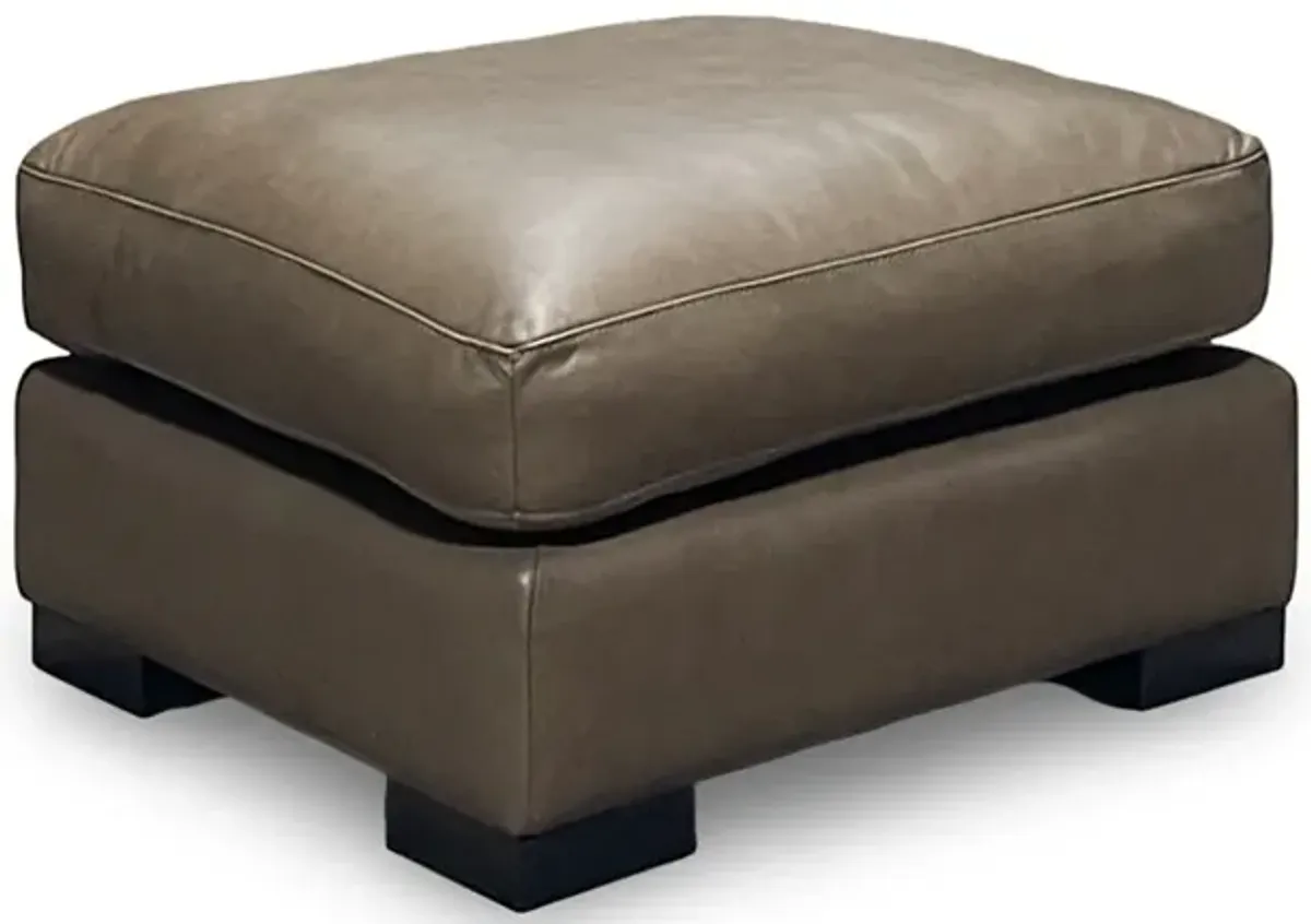Layla Leather Ottoman