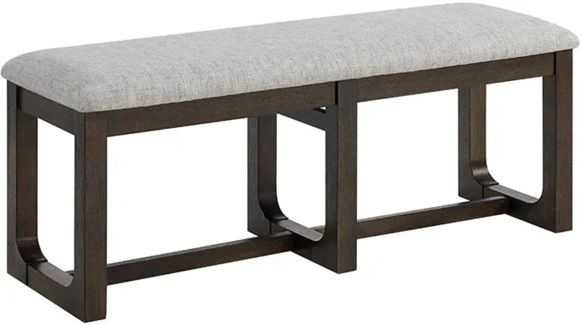 Brown Oakline Dining Bench