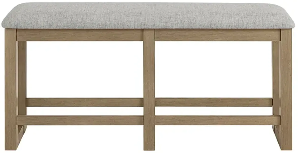 Beige Oakline Counter Bench