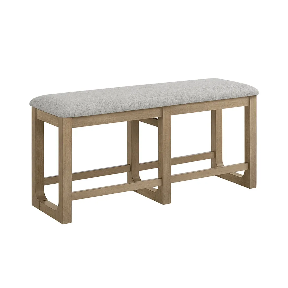 Beige Oakline Counter Bench