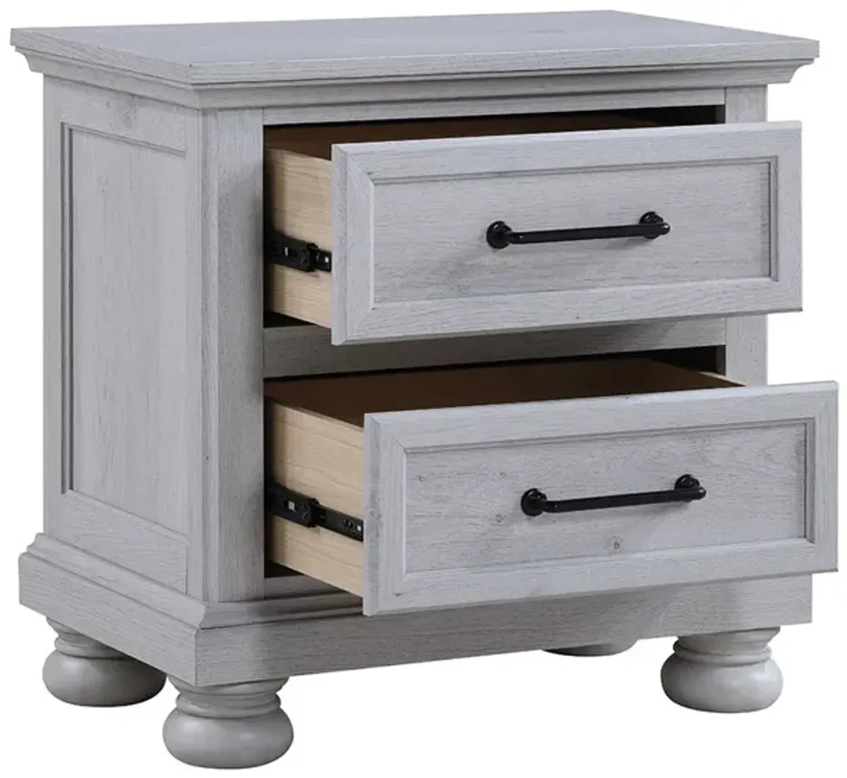 White Blackwater Falls Nightstand