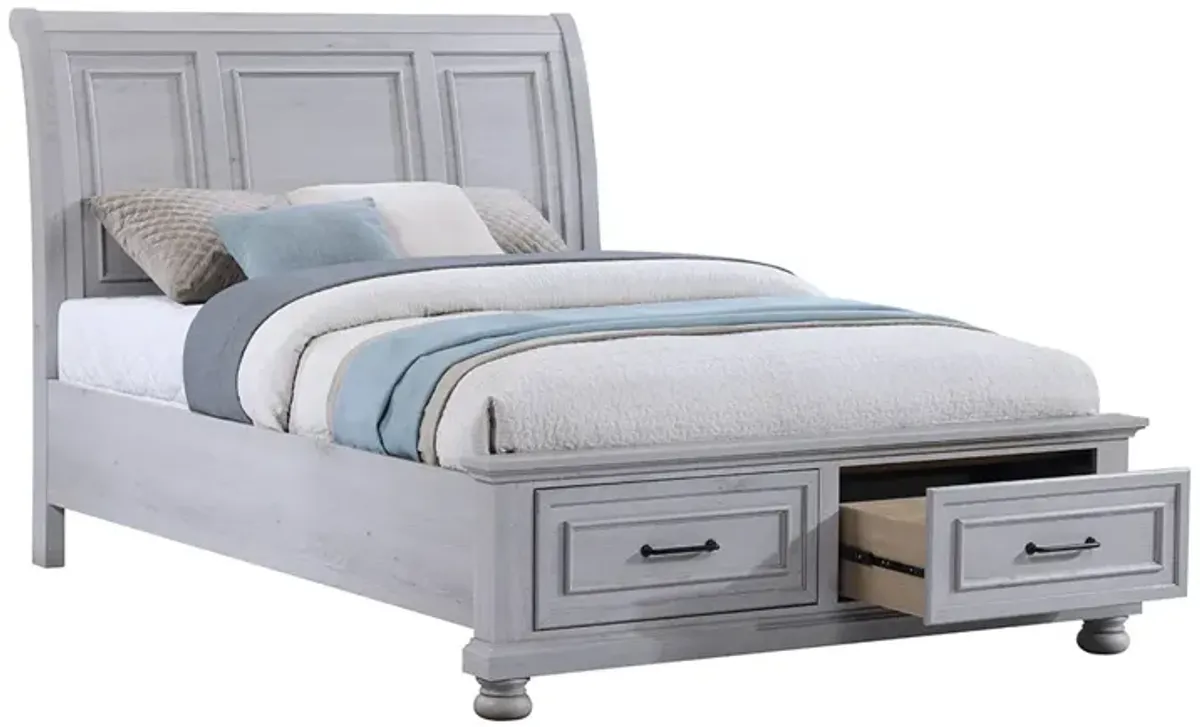 Brown / Queen Blackwater Falls Storage Bed