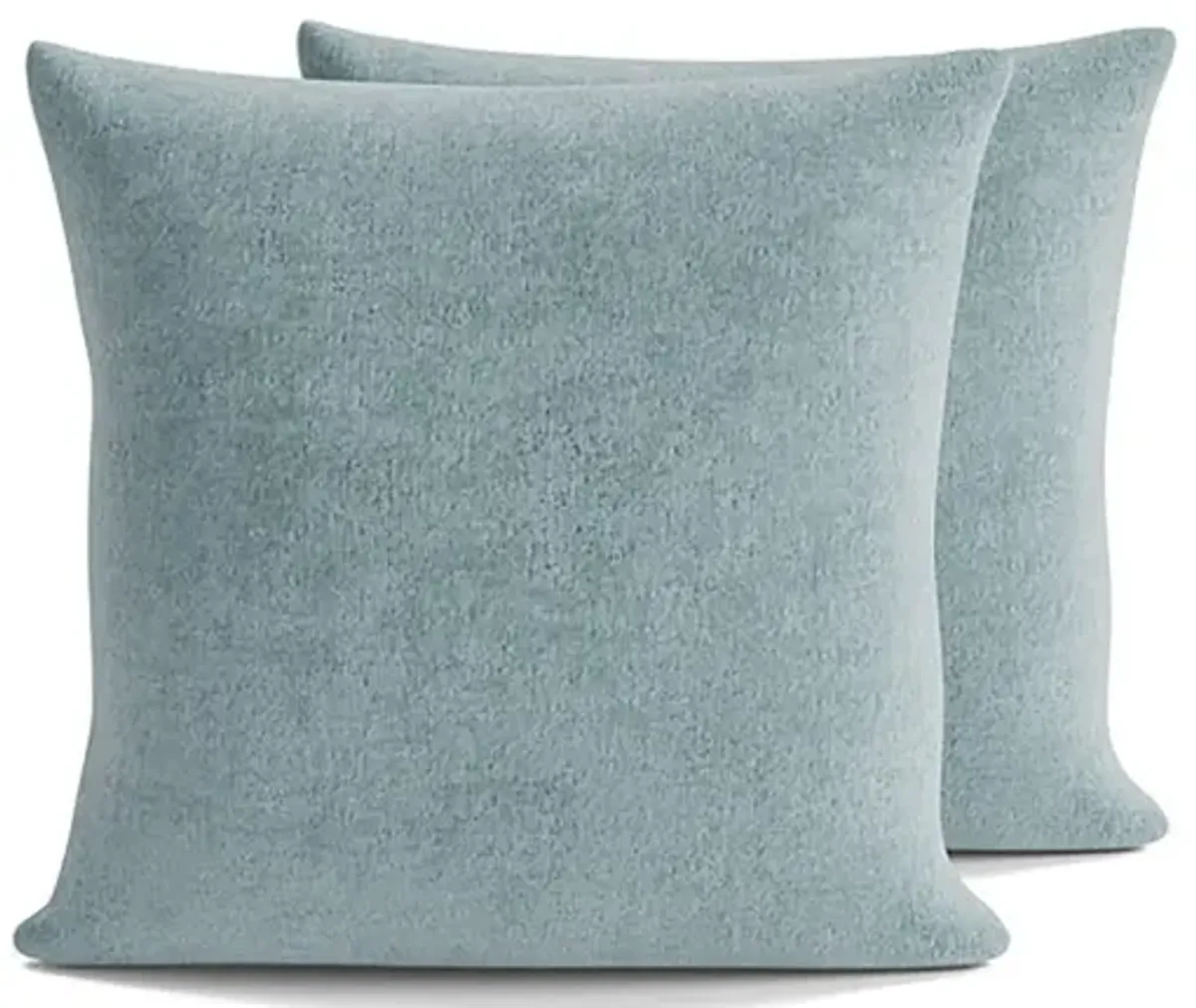 22 x 22 Plush Mist Accent Pillows (Set of 2)