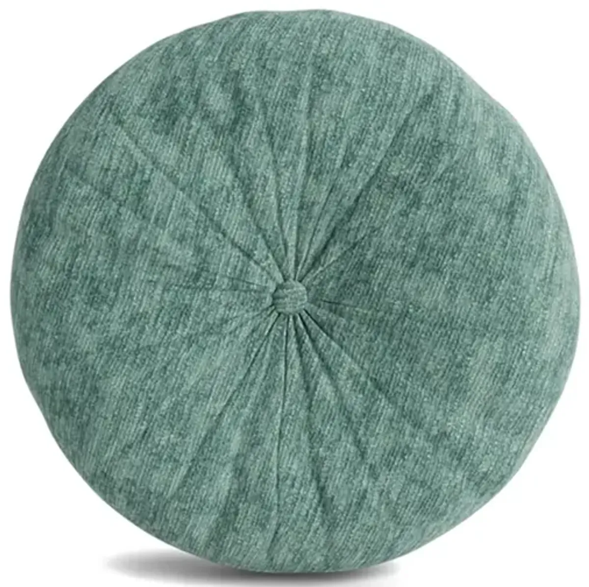 Minka Caribbean Blue Round Accent Pillow
