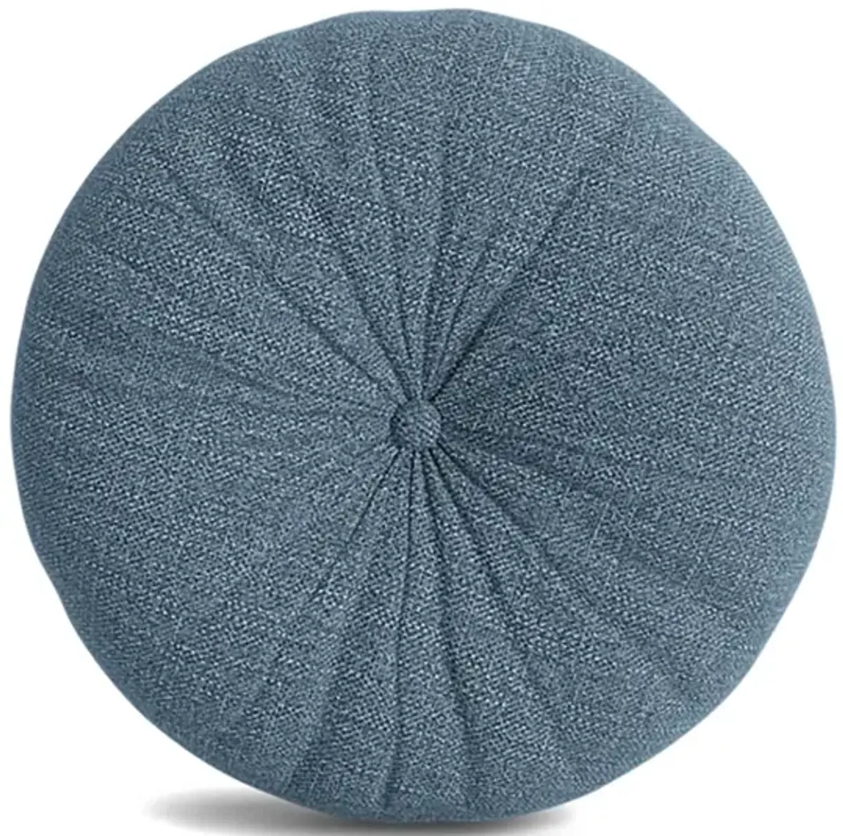 Minka French Blue Round Accent Pillow