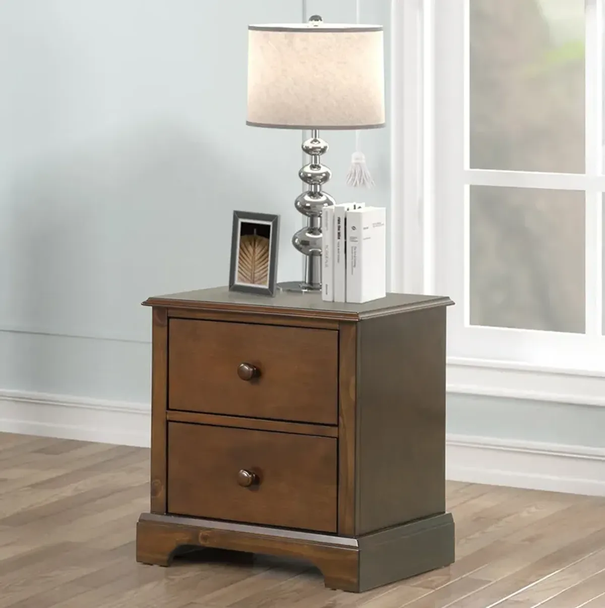 Gray Bunkmates Nightstand