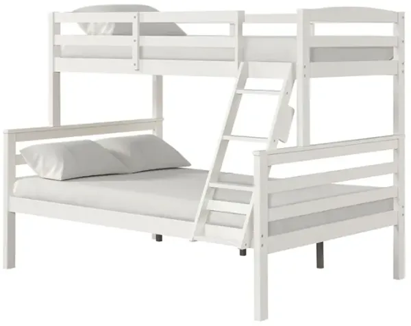 Twin over Twin / White Bunkmates Bunk Bed