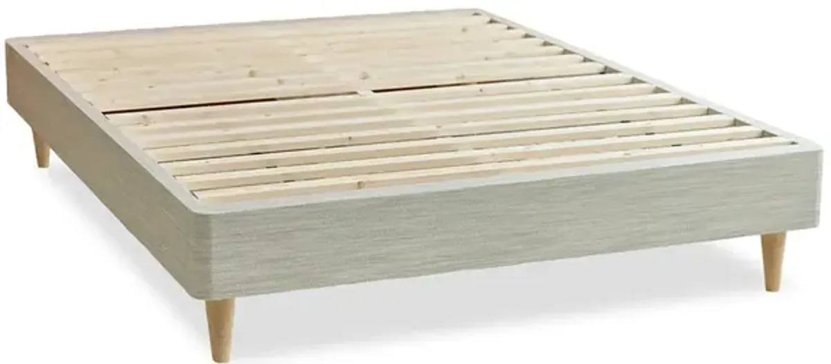 King Avocado Green Mattress Foundation with Legs