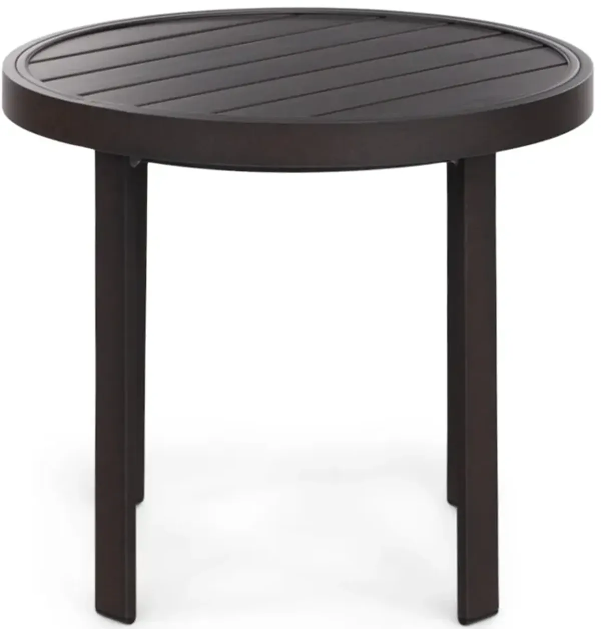 Side Table - 22  Aluminum Slat Top