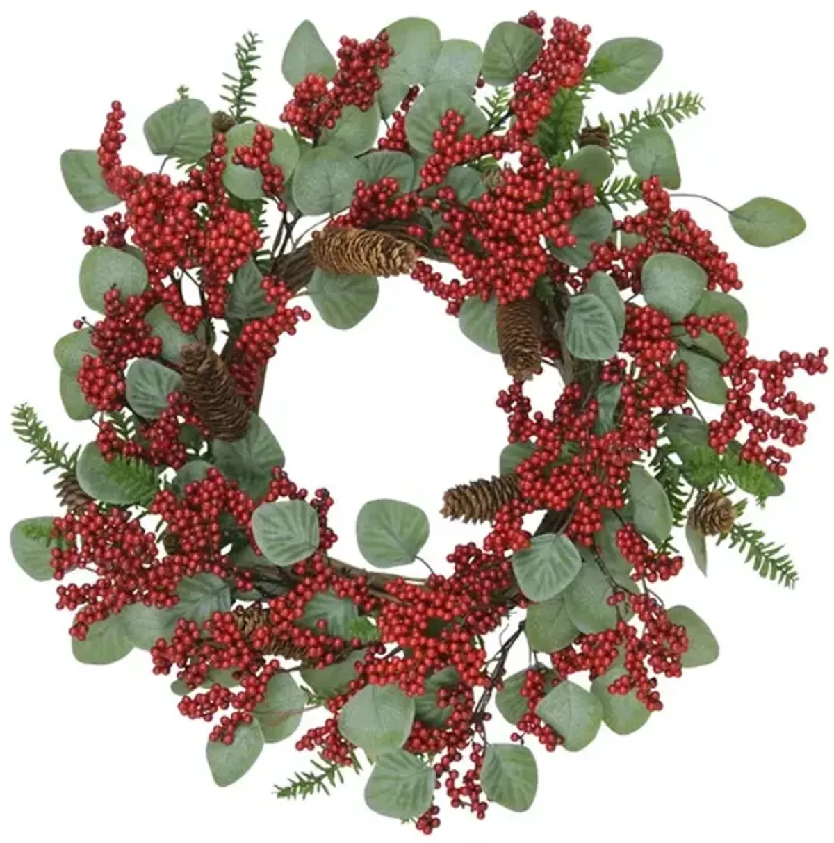 Wreath With Eucalyptus And Berries -24  