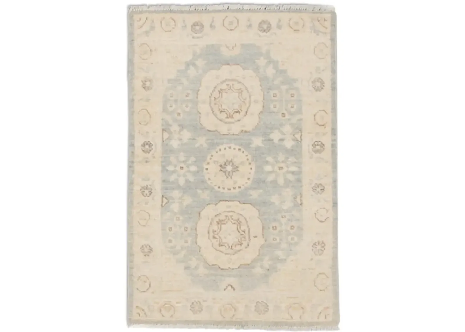 Hand Knotted Area Rug - 1 10  X 2 10 