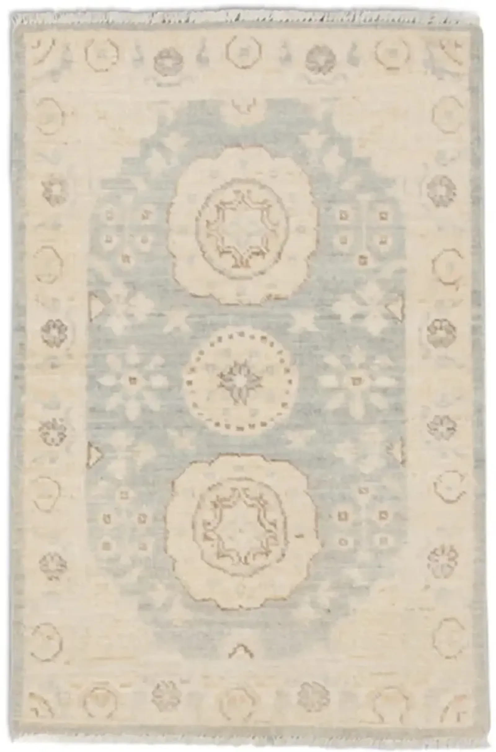 Hand Knotted Area Rug - 1 10  X 2 10 