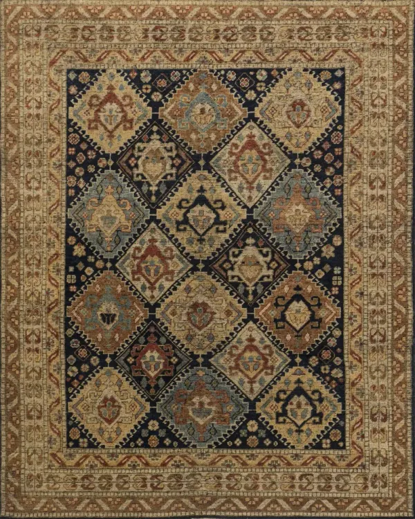Heirloom Navy Multi Area Rug - 2 0  X 3 0  