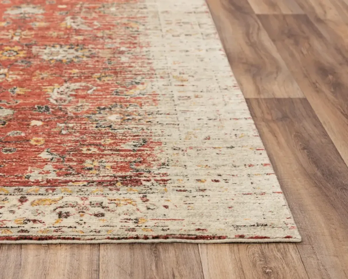 Ovation Rust Border Area Rug - 2 0  X 3 0 