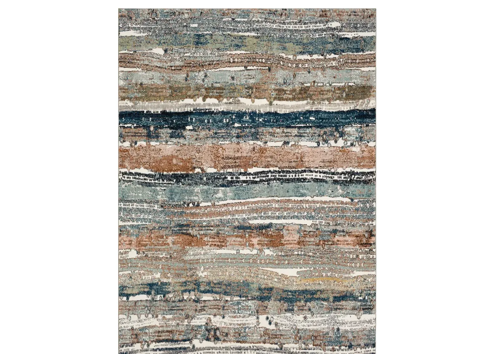 Epiphany Colorful Waves Area Rug -  2 0  x 3 0   