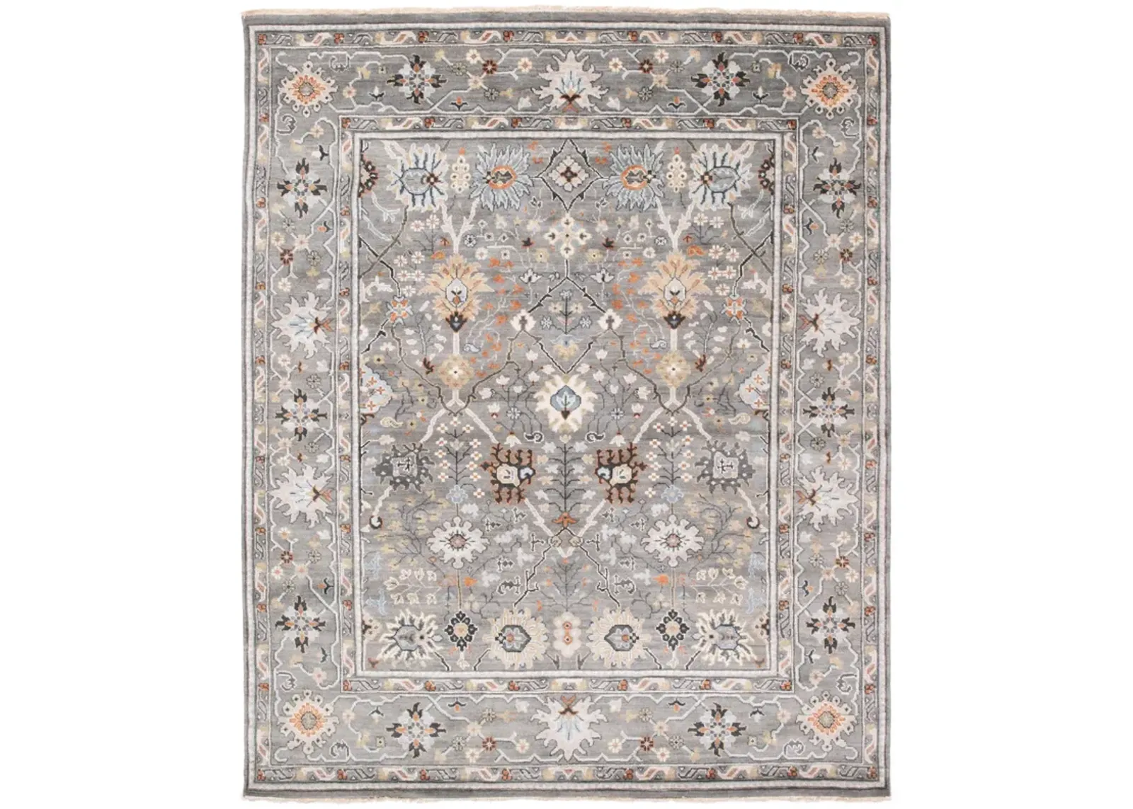 Rajasthan Santas Gray Area Rug - 2 6  x 4 0   