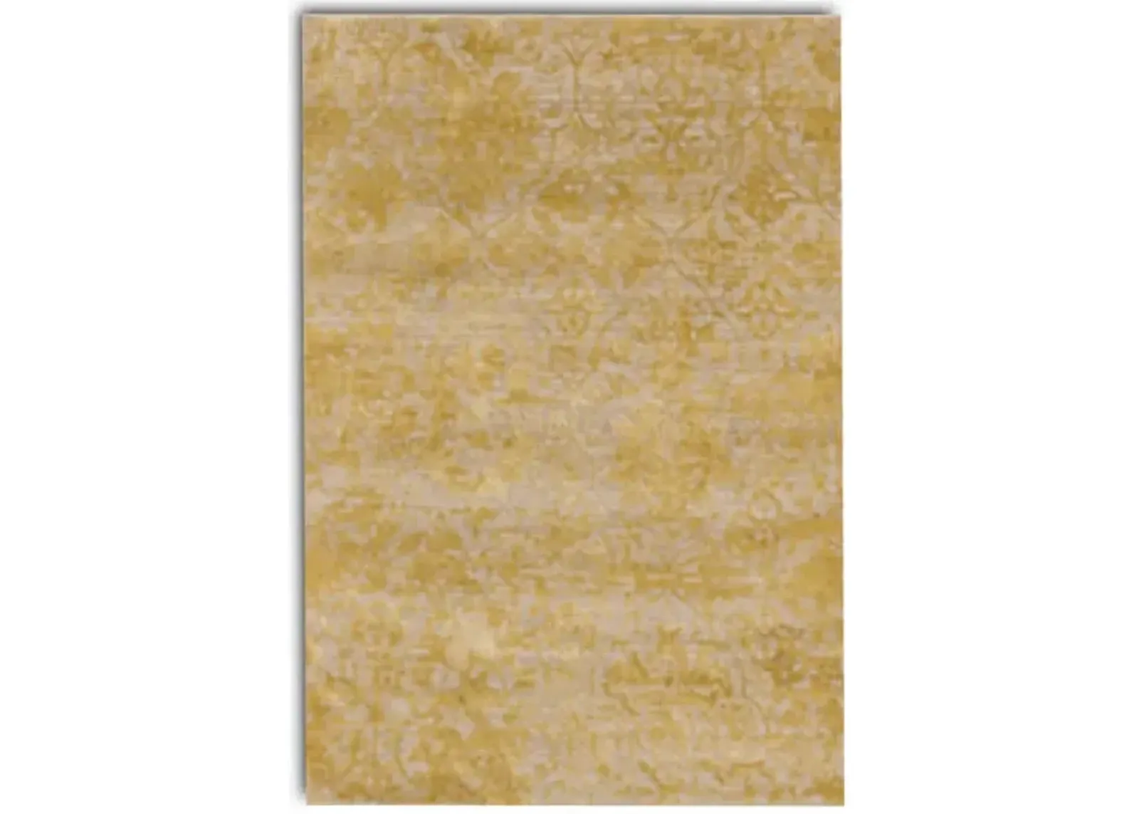 Hand Knotted Area Rug - 4 1  X  6 0  