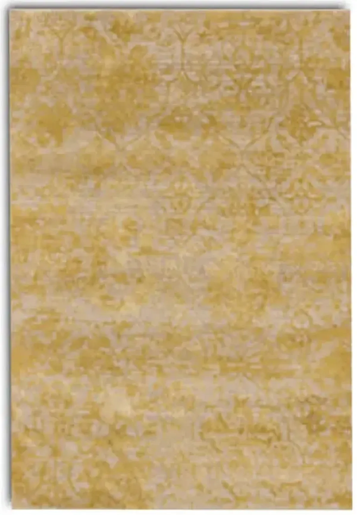 Hand Knotted Area Rug - 4 1  X  6 0  