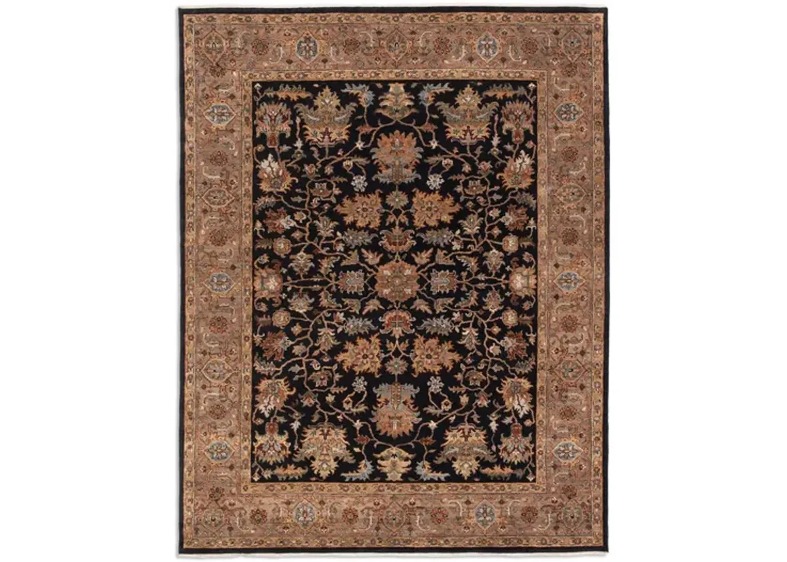 Kashi Black Camel Area Rug - 4 0  x 6 0  