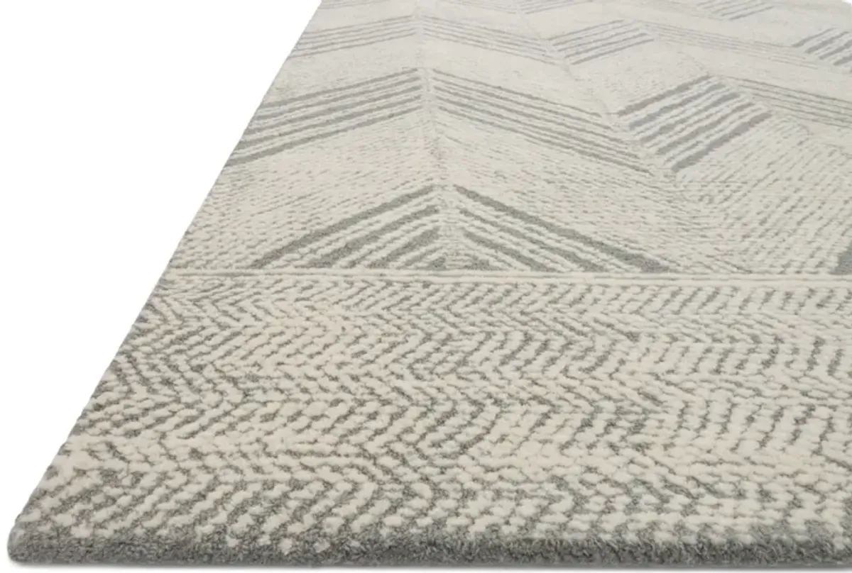 Kopa Grey Ivory - 3 6  x 5 6  Area Rug