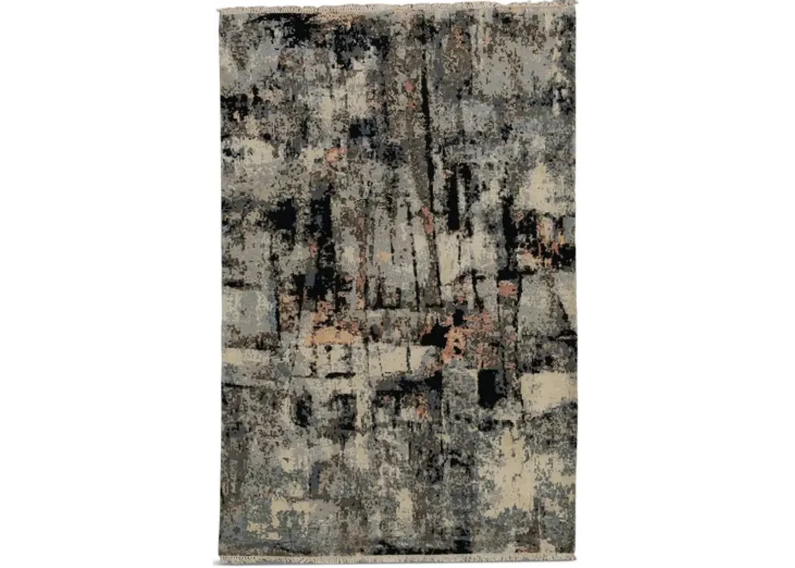 Hand Knotted 4 0  x 6 2  Area Rug