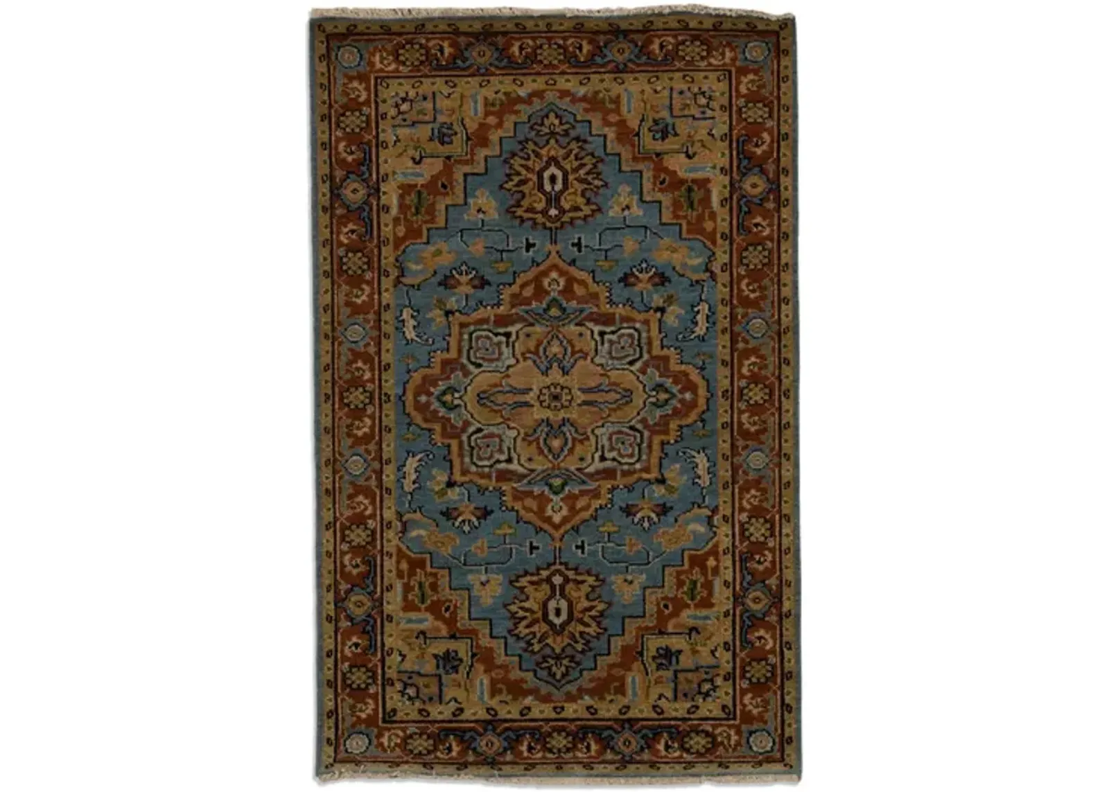 Hand Knotted 3 0  x 4 10  Area Rug