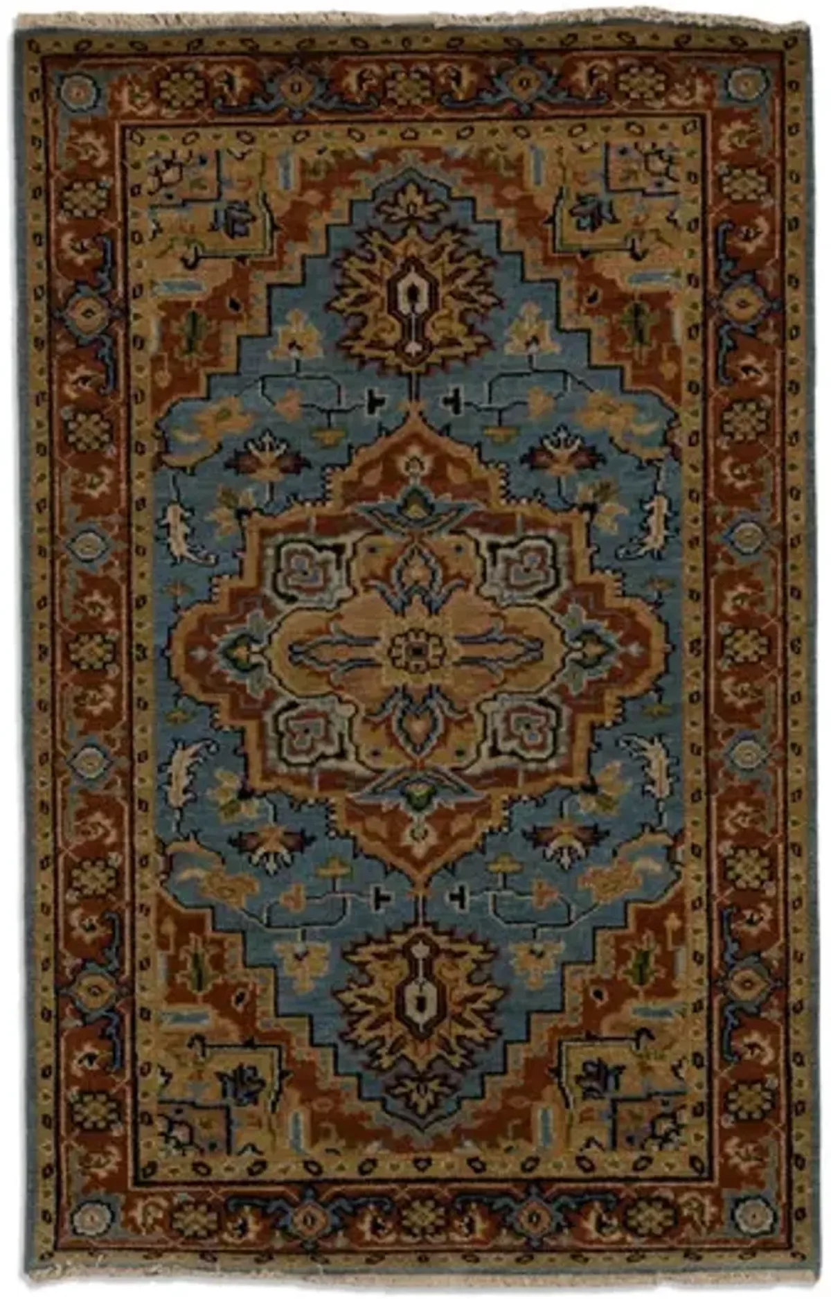 Hand Knotted 3 0  x 4 10  Area Rug