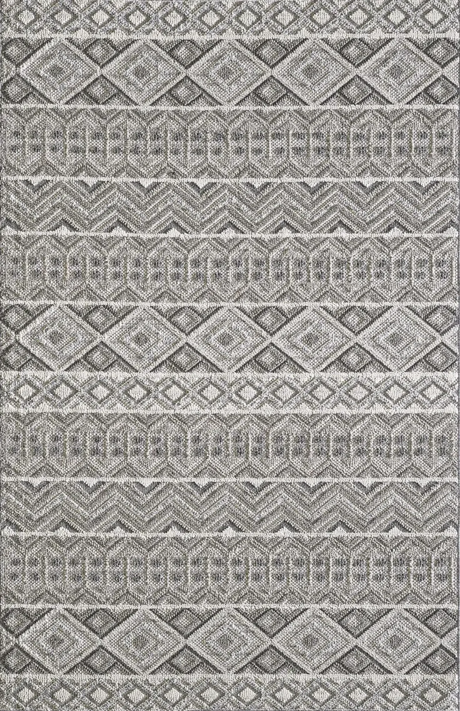 Terrace Grey Watson 4 0  x 5 9  Area Rug