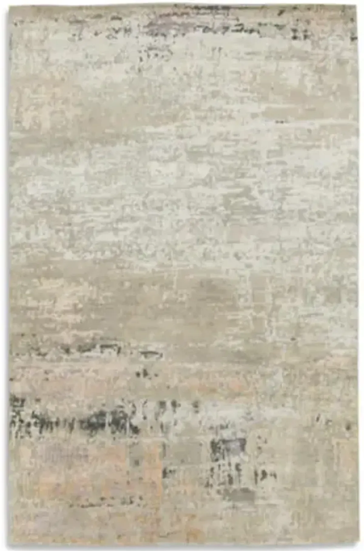 Hand Knotted Area Rug - 5 7  X 8 4 