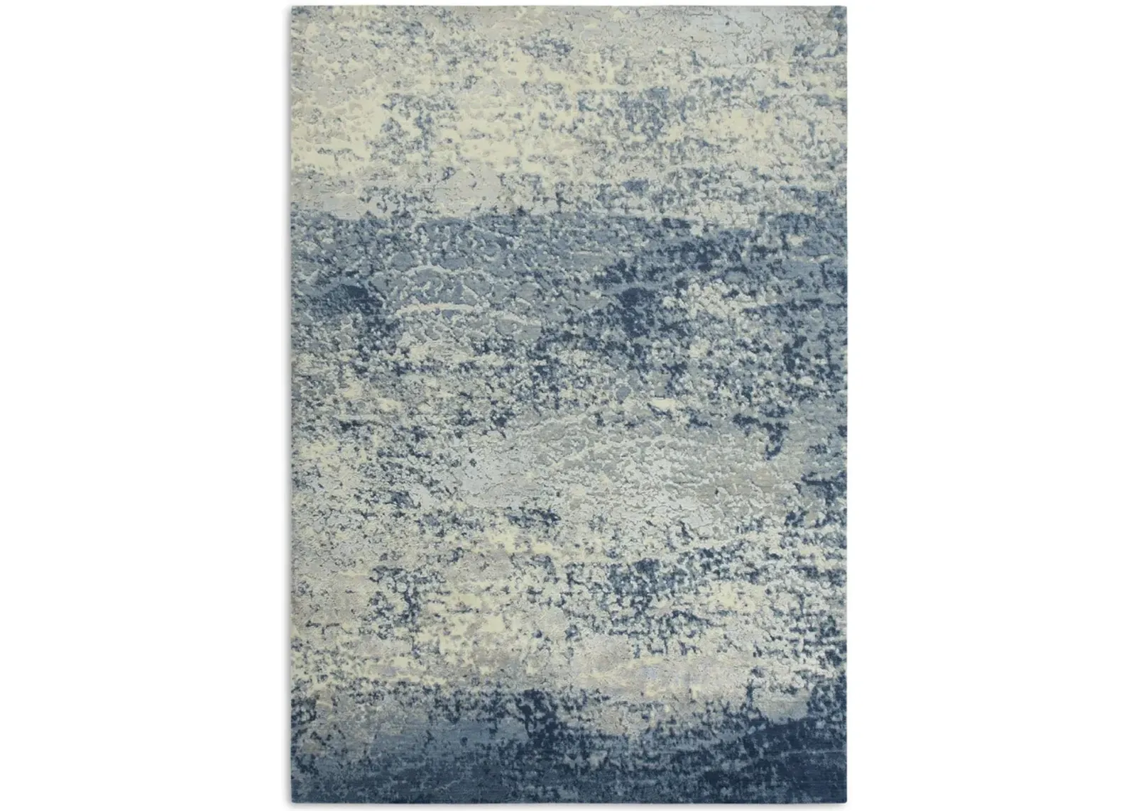 Artistry Blue Ivory Area Rug - 5 0  X 8 0   