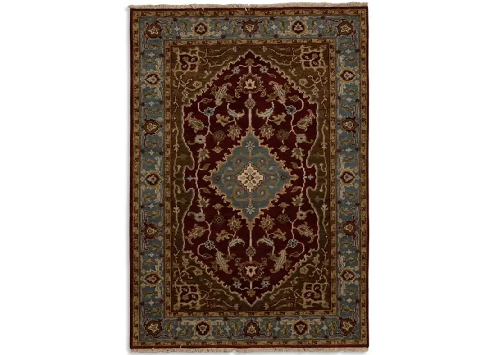 Hand Knotted Serapi 5 0  x 7 0  Area Rug