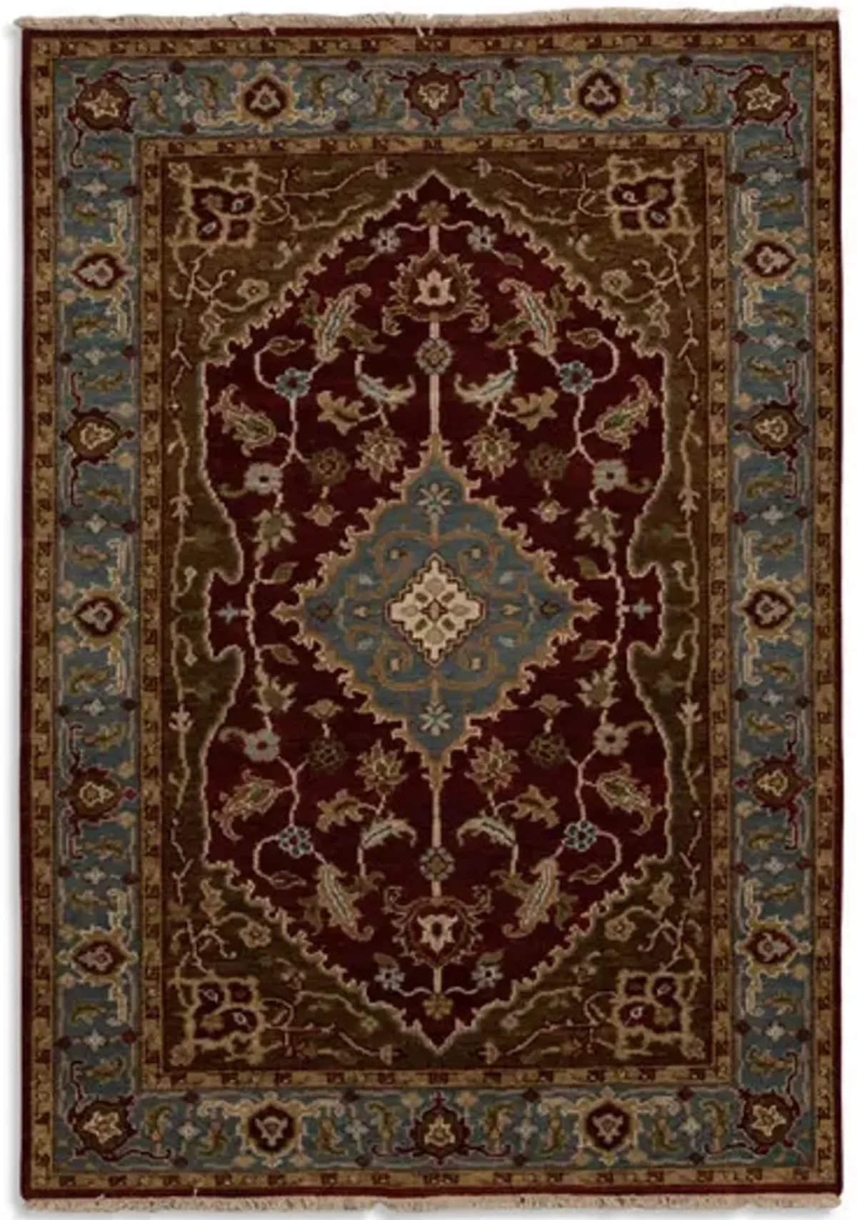 Hand Knotted Serapi 5 0  x 7 0  Area Rug