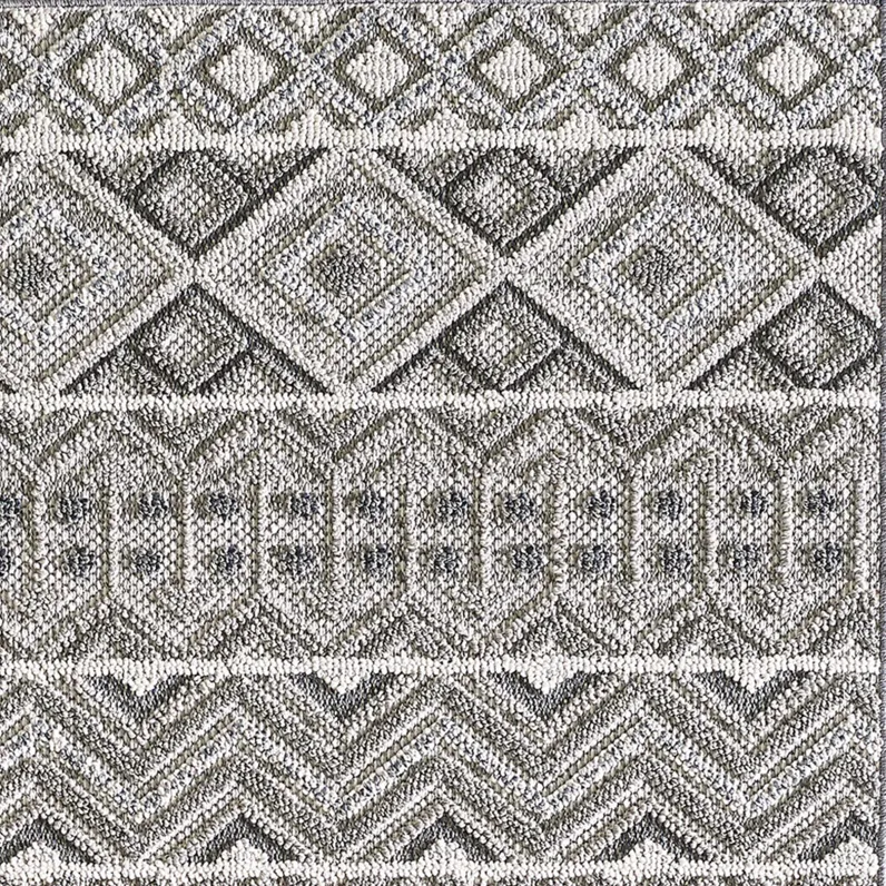 Terrace Grey Watson 5 0  x 7 6  Area Rug