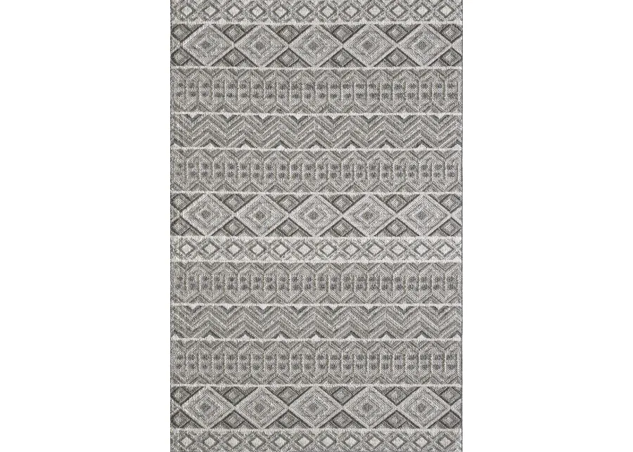 Terrace Grey Watson 5 0  x 7 6  Area Rug