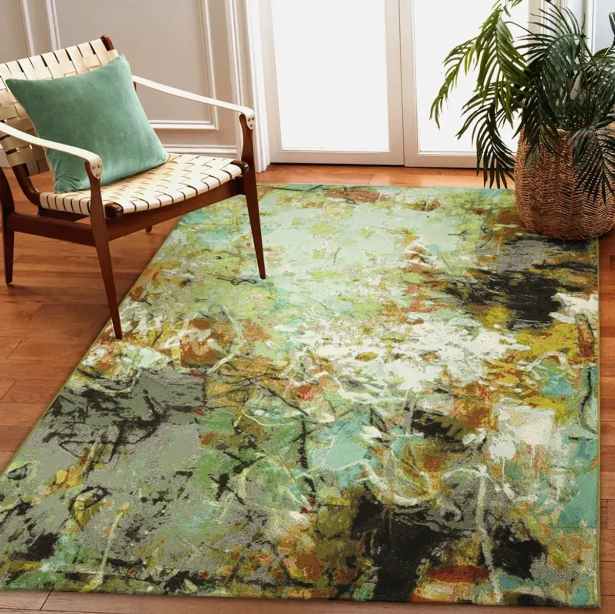 Marina Cirque Multi Area Rug - 4 10  X 7 6 