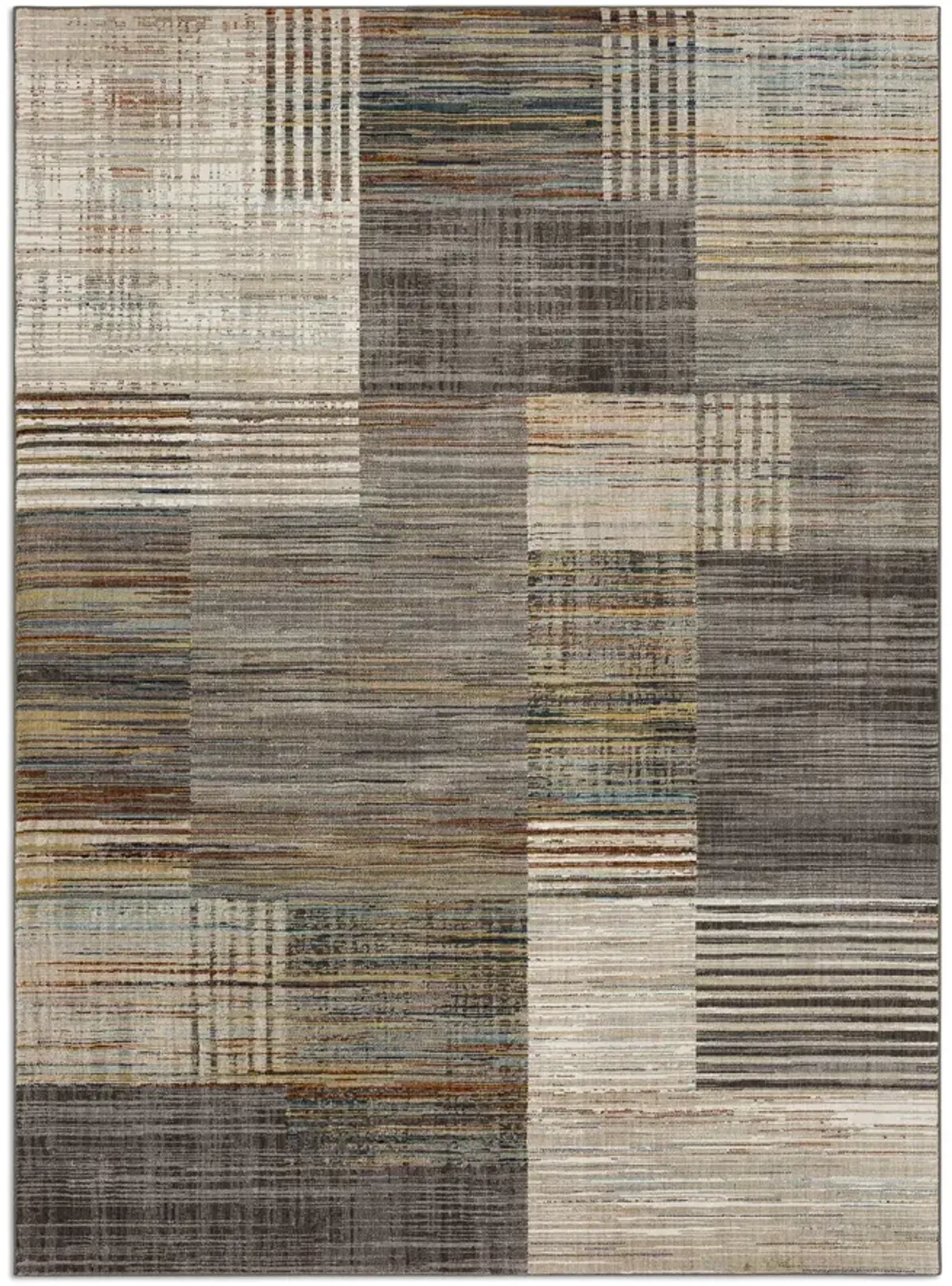 Soiree Emiliano Smokey Grey Area Rug - 5 3  X 7 10 