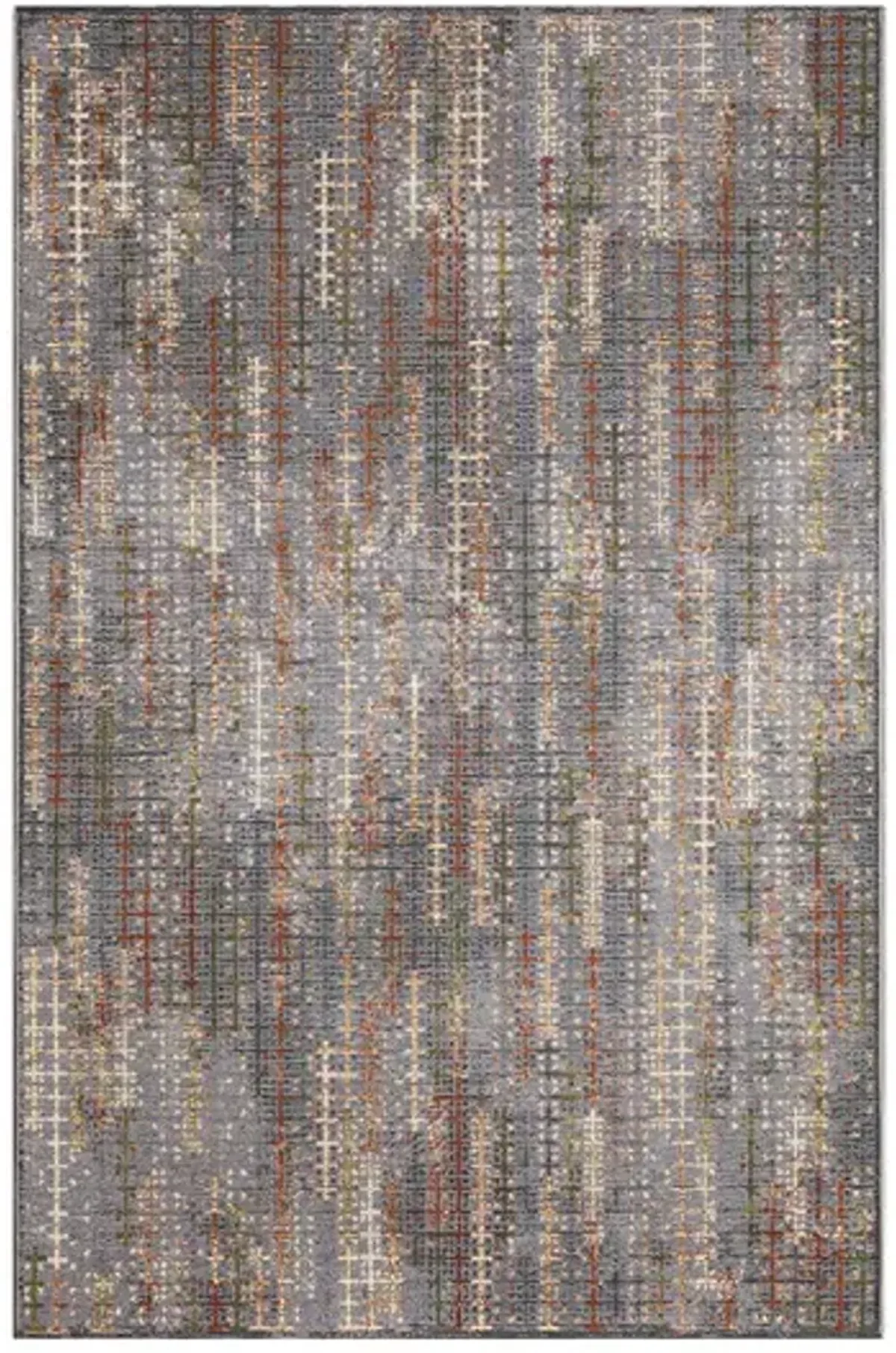 Marina Indoor Outdoor Sienna Black Area Rug - 4 10  X 7 6 