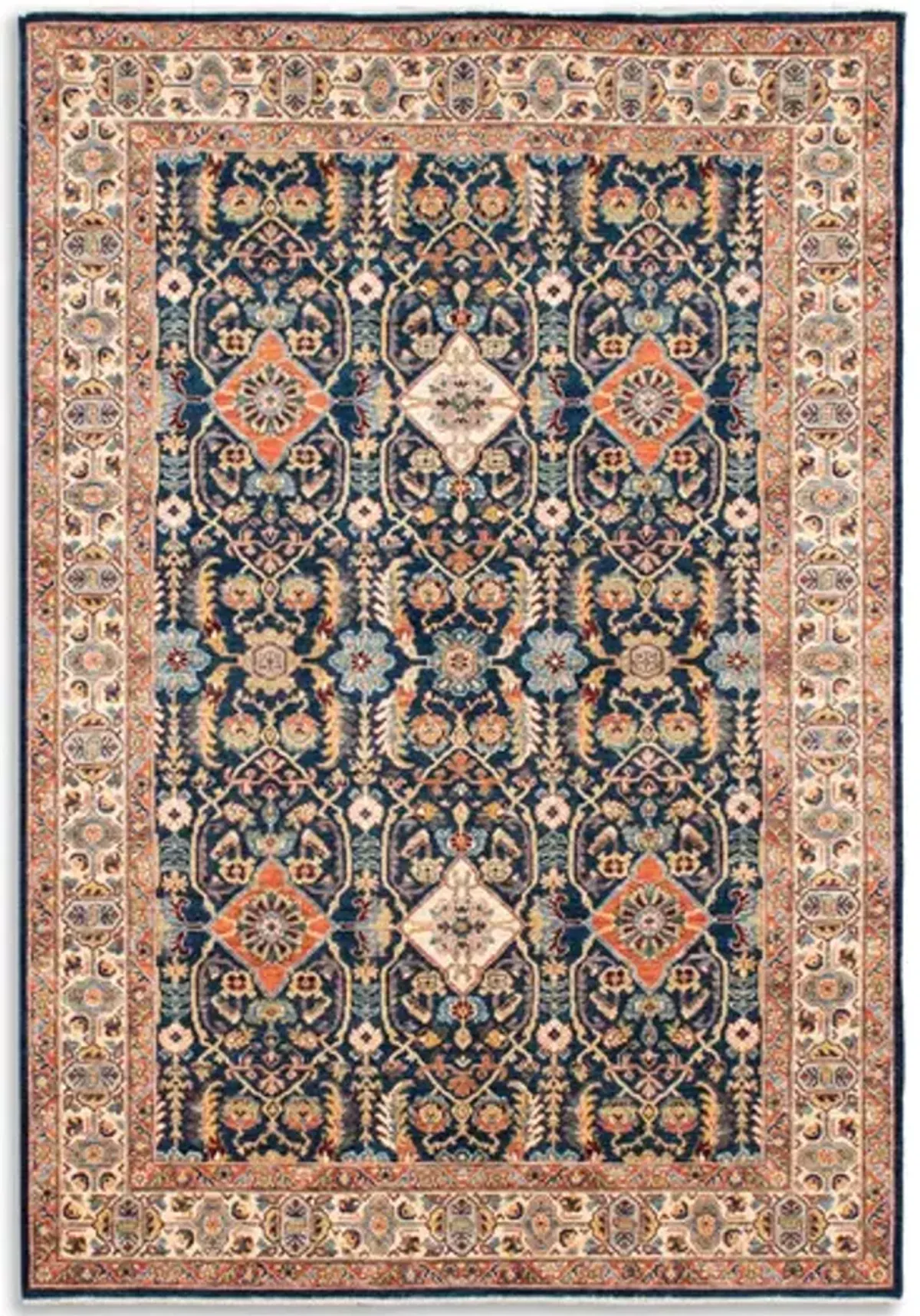 Hand Knotted Area Rug - 6 0  X 8 9  