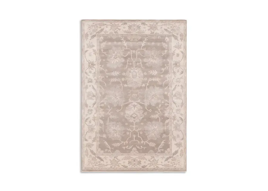 Hand Knotted Area Rug - 6 1  X 8 10  