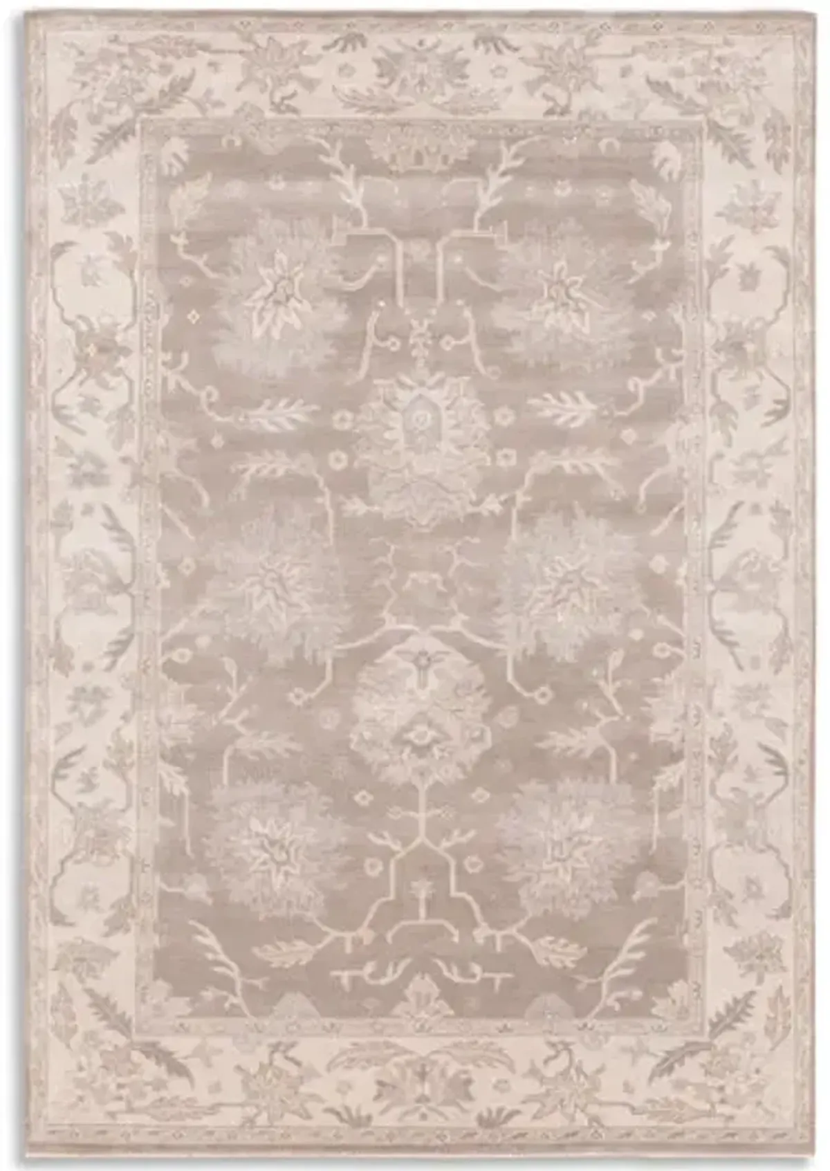 Hand Knotted Area Rug - 6 1  X 8 10  