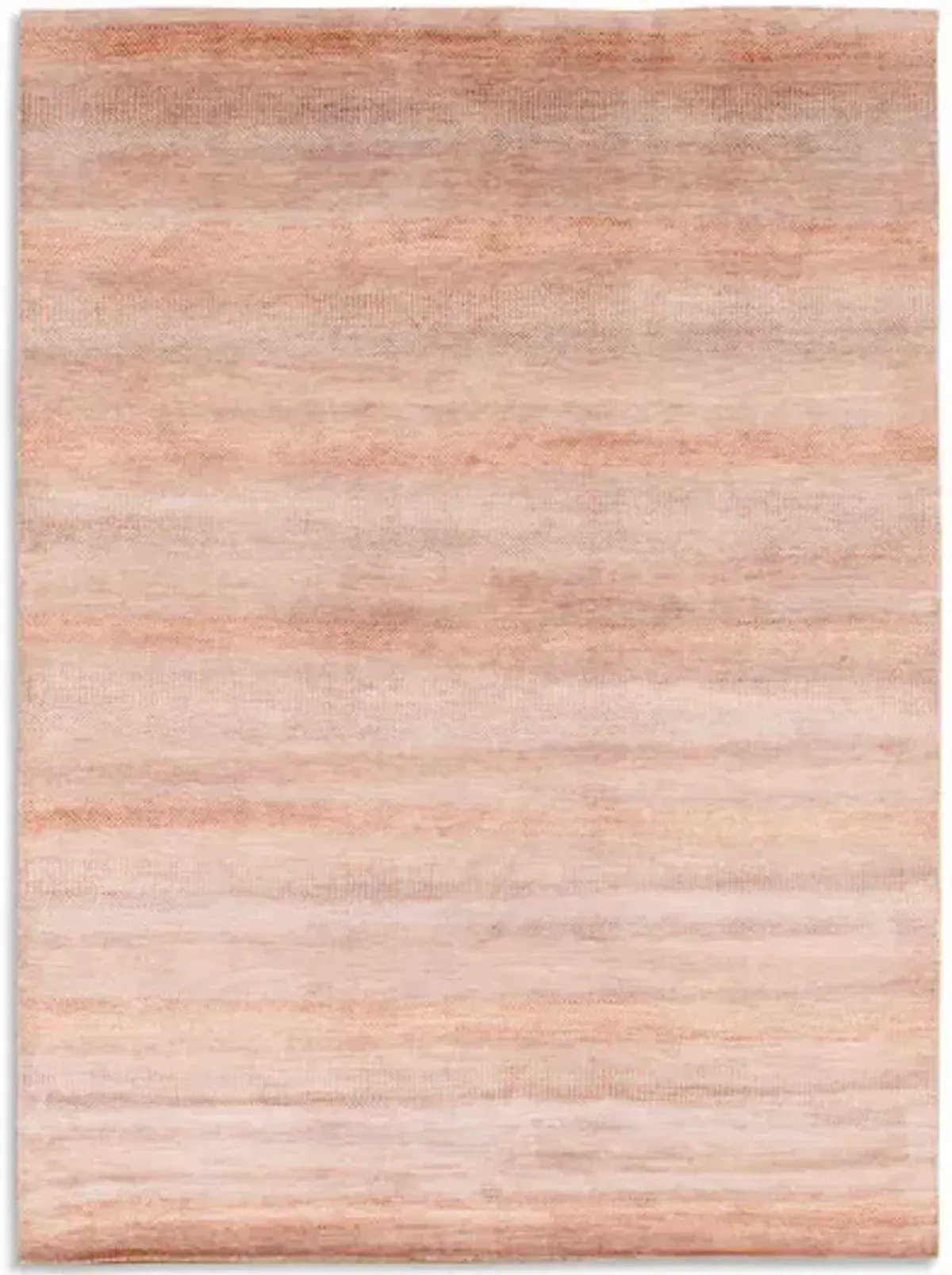 Indore Blue Rust Hand Knotted Area Rug - 5 6  X 8 6 