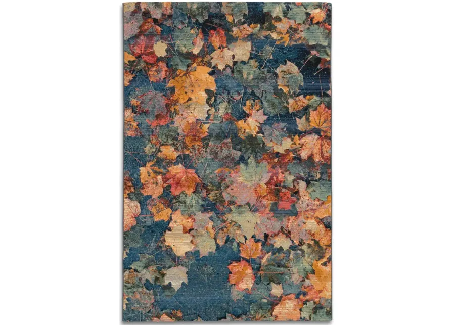 Marina Falling Leaves Multi 6 6  x 9 4  Area Rug