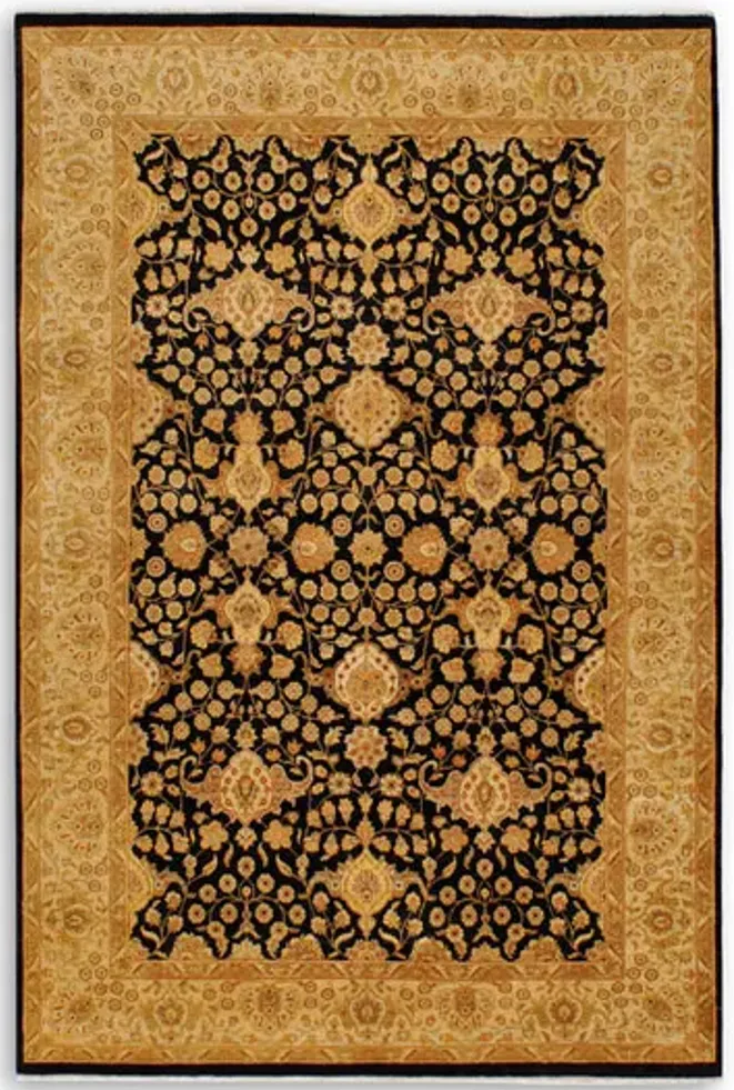 Hand Knotted Area Rug - 5 10  X 8 10 