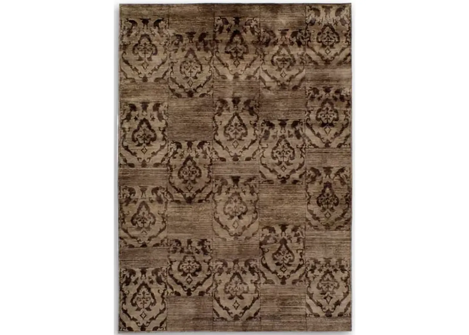 Hand Knotted Area Rug - 7 11  X 5 6 