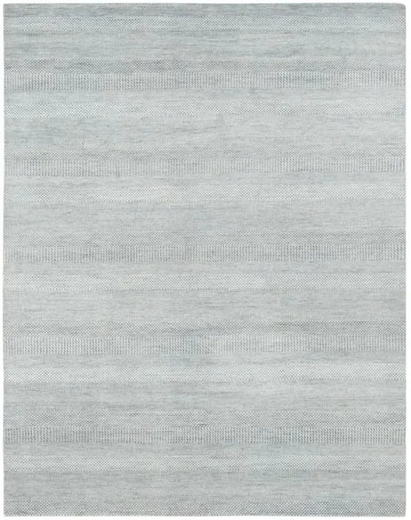 Indore Blue Silver Area Rug - 6 0  Round