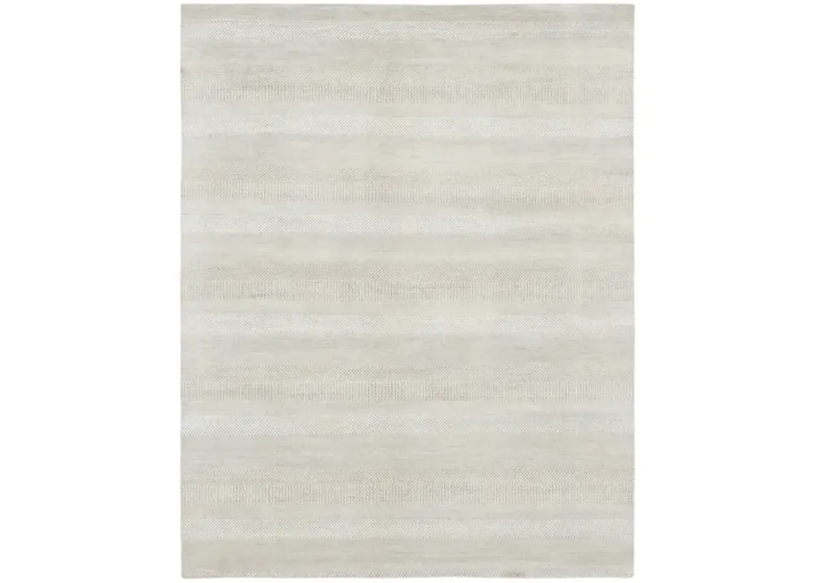 Indore Beige Light Blue Area Rug Round - 8 0  x 8 0 