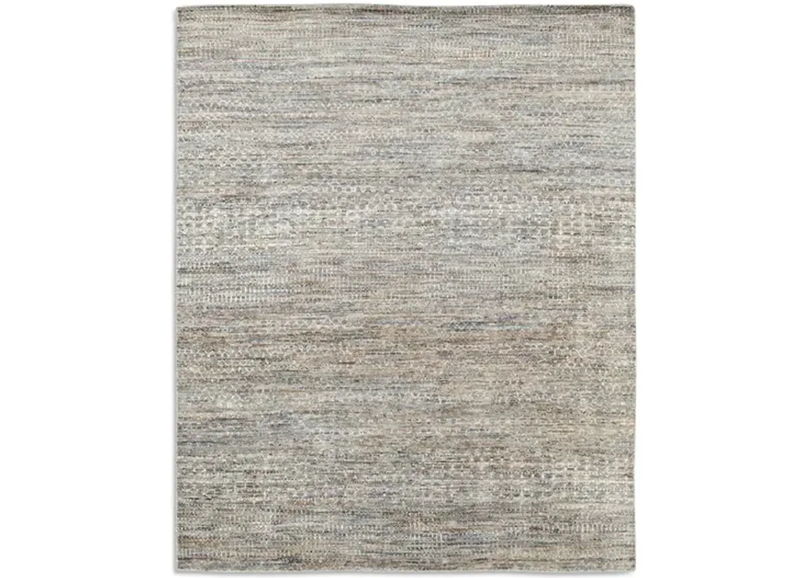 Kolkata Grey Area Rug Round - 6 0  x 6 0 