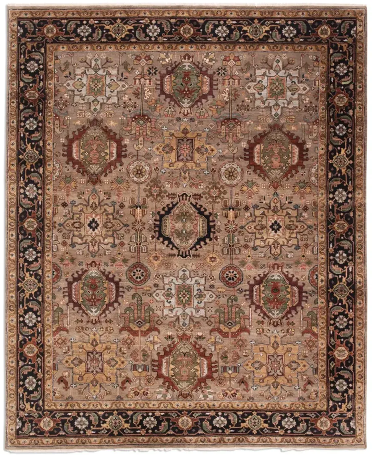 Kashi Camel Brown Area Rug - 8 0  Round