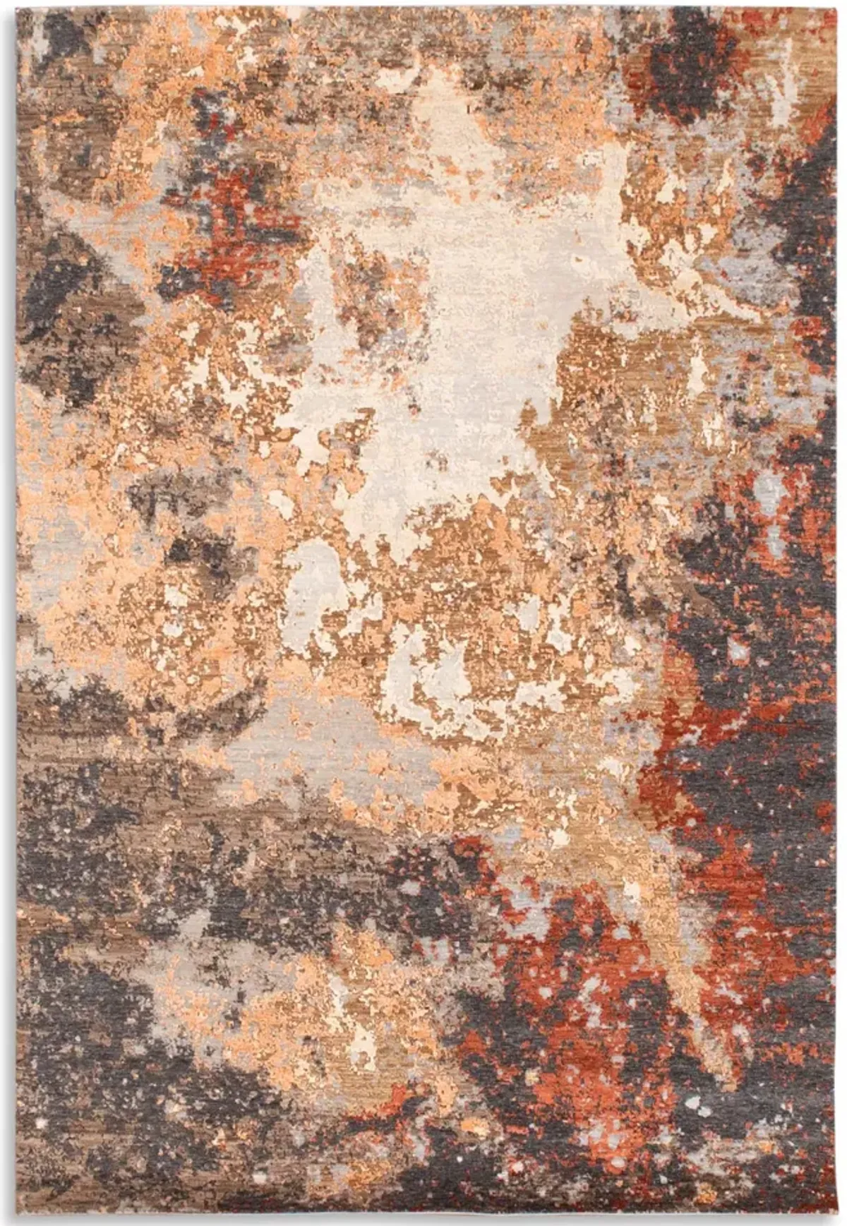 Galaxy Multi Amber 8 0  Round Area rug