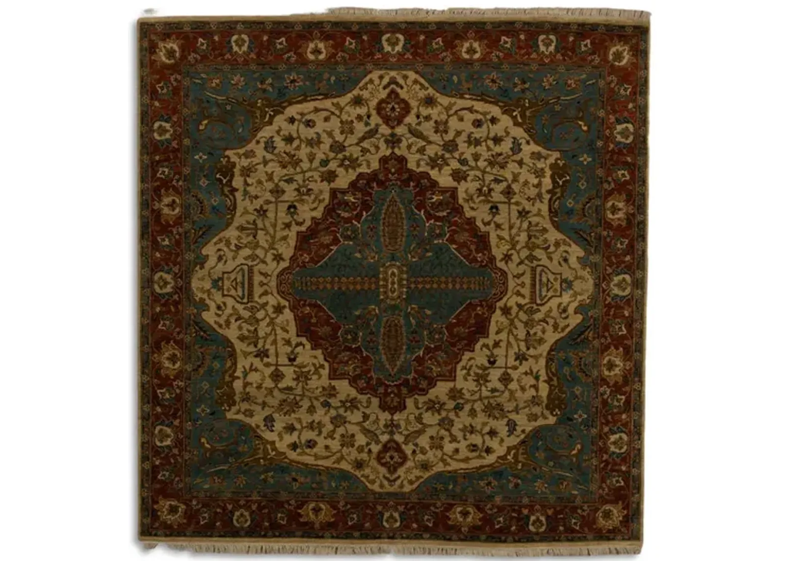 Hand Knotted 6 2  x 6 5  Area Rug